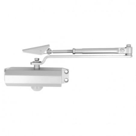 NIZA 22722  
 Cierrapuertas 773 NIZA  
 Fuerza 2/3  
 Aluminio  
 Blanco