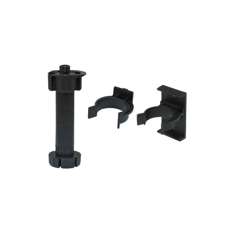 AMIG 22727  
 Kit pata cocina 9  
 Ø47 x 135/160 x Ø13 mm  
 Plástico  
 Negro