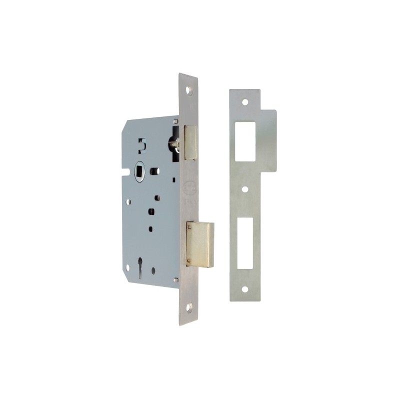 AMIG 22731  
 Cerradura 716  
 60 mm  
 Acero inoxidable  
 Mate