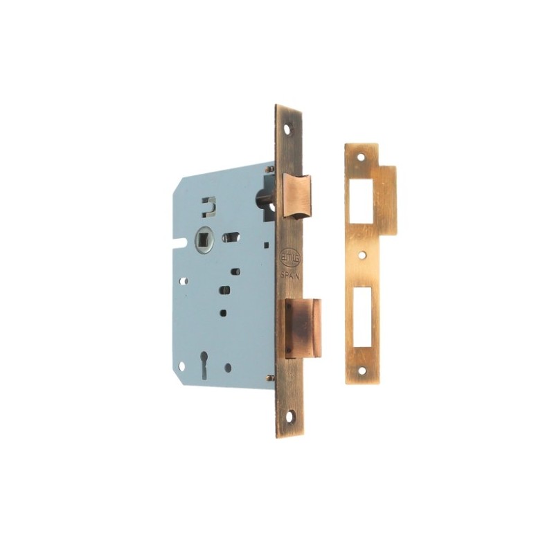 AMIG 22732  
 Cerradura 716  
 60 mm  
 Latón  
 Cuero