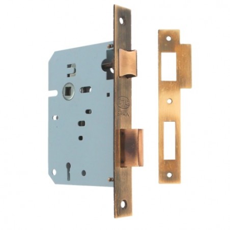 AMIG 22732  
 Cerradura 716  
 60 mm  
 Latón  
 Cuero