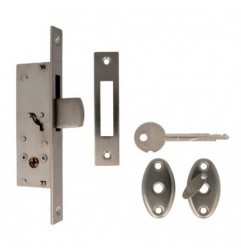 AMIG 22735  
 Cerradura 420  
 20 mm  
 Acero inoxidable  
 Mate