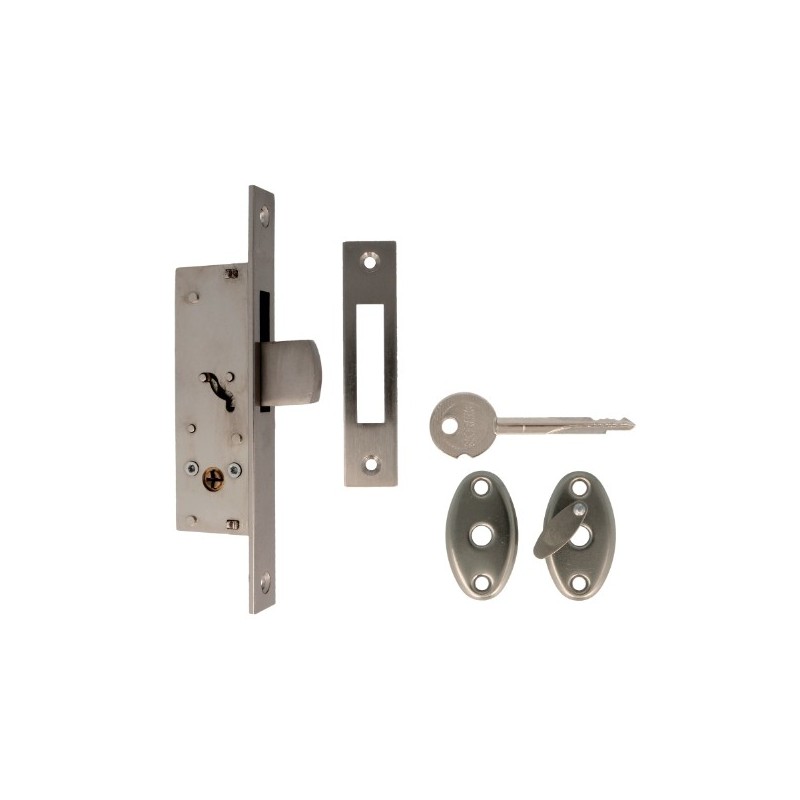 AMIG 22735  
 Cerradura 420  
 20 mm  
 Acero inoxidable  
 Mate