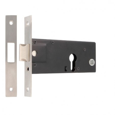 AMIG 22738  
 Cerradura 727  
 90 mm  
 Acero inoxidable  
 Mate