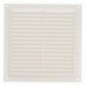 AMIG 23033  
 Rejilla ventilación con mosquitera 6  
 200 x 200 mm  
 ABS  
 Blanco
