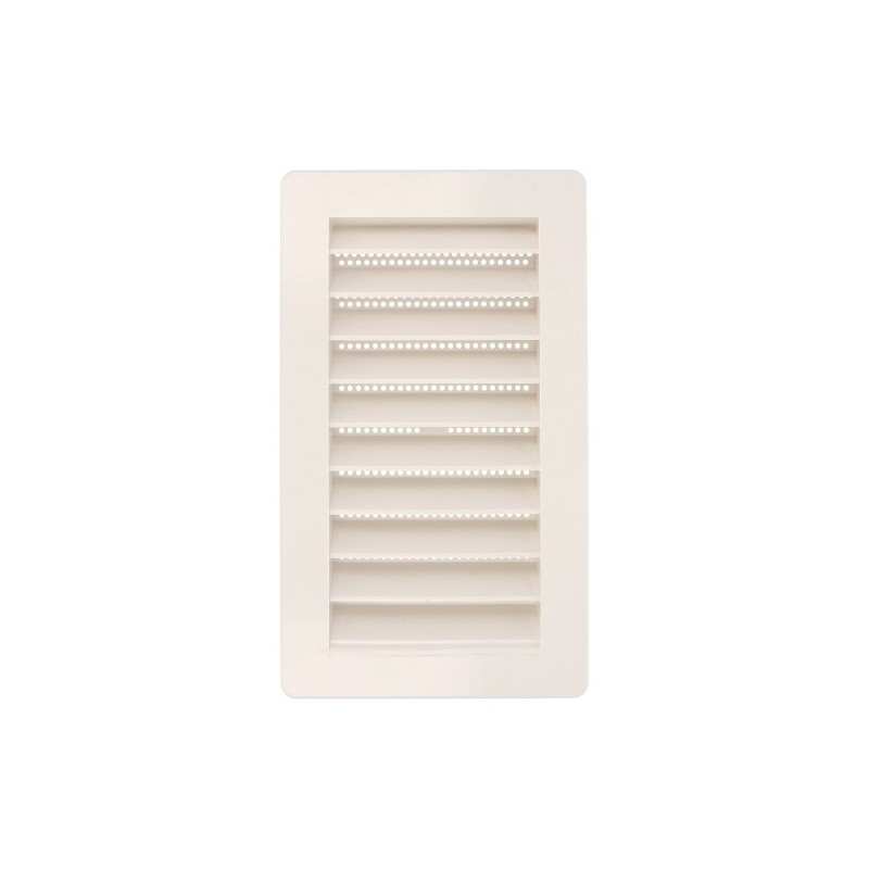 AMIG 23034  
 Rejilla ventilación autoblocante 7  
 200 x 140 mm  
 ABS  
 Blanco