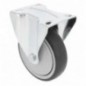 AMIG 23042  
 Rueda con pletina fija 2532  
 Ø100 mm  
 Goma  
 Gris