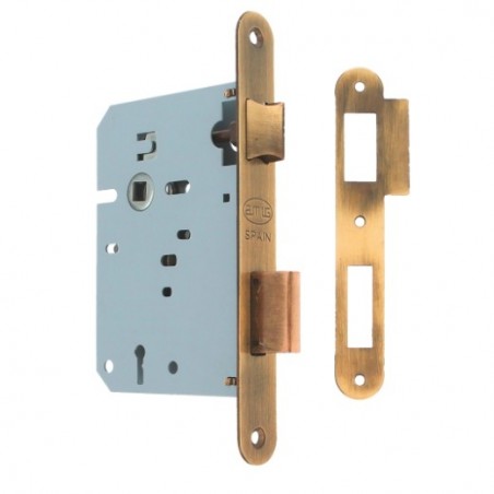 AMIG 23054  
 Cerradura 716TR  
 60 mm  
 Latón  
 Cuero