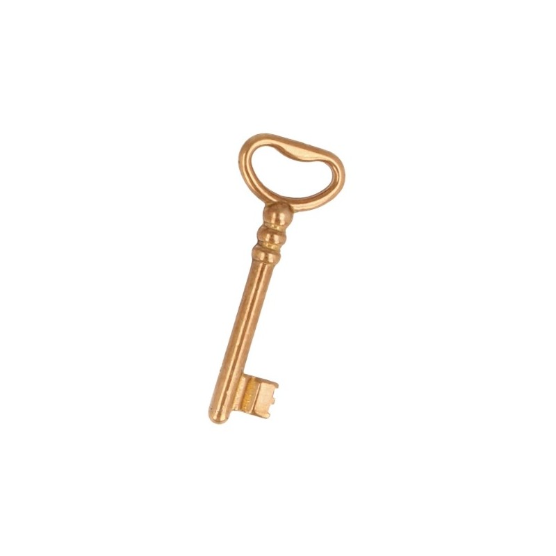 AMIG 23058  
 Llave en bruto 9716  
 Zamak  
 Latonado barnizado - Izquierda