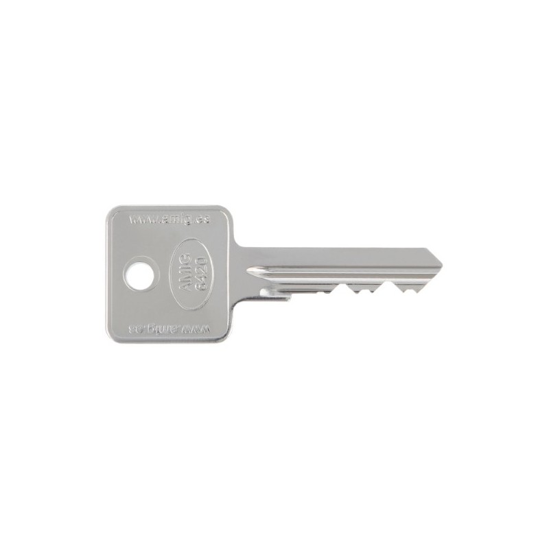 AMIG 23071  
 Llave en bruto 6460  
 Latón  
 Niquelado