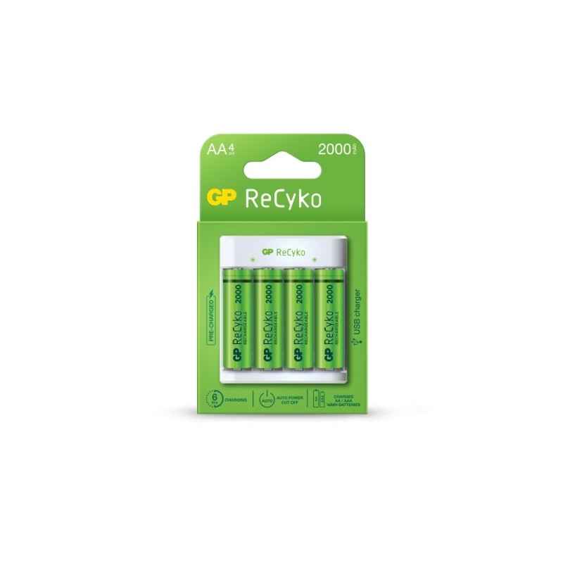 AMIG 23072  
 Cargador pilas EKOPOWER  
 AA/AAA