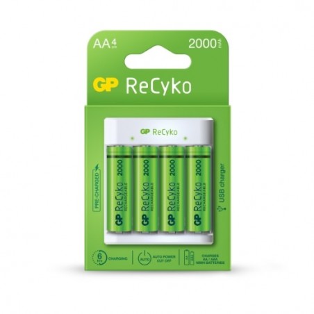 AMIG 23072  
 Cargador pilas EKOPOWER  
 AA/AAA