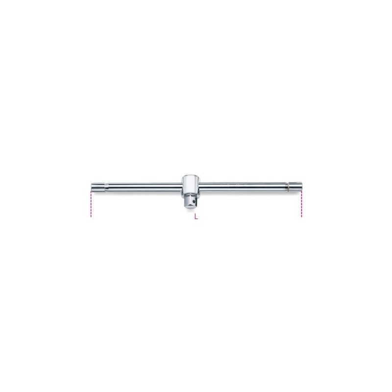 929/42 Mango corredizo en T de 1&quot,