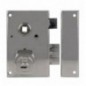 AMIG 23132  
 Cerradura sobreponer 75N  
 72 x 112 mm  
 Acero  
 Cromado brillo - Derecha