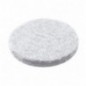 AMIG 23155  
 Protector de patas 80  
 Ø22 mm  
 Fieltro  
 Blanco