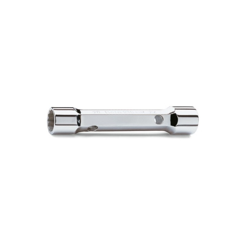 930 12X13 Llave de tubo de dos bocas poligonales, tipo pesado, cromada