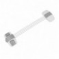 AMIG 23173  
 Cierre de seguridad ajustable CS507  
 ABS + PE  
 Blanco