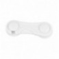 AMIG 23175  
 Cierre de seguridad frontal CS509  
 ABS + TPR  
 Blanco