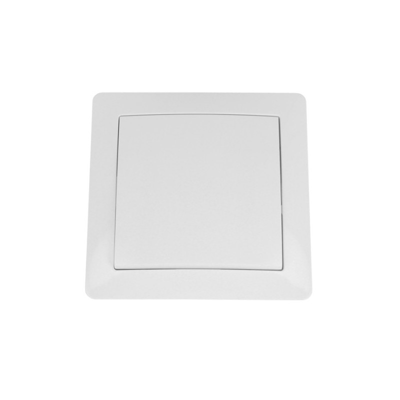 AMIG 23181  
 Interruptor de empotrar 4500  
 85 x 85 mm  
 Policarbonato  
 Blanco