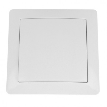 AMIG 23181  
 Interruptor de empotrar 4500  
 85 x 85 mm  
 Policarbonato  
 Blanco