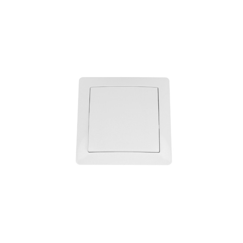 AMIG 23183  
 Conmutador de empotrar 4510  
 85 x 85 mm  
 Policarbonato  
 Blanco
