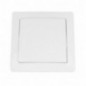 AMIG 23184  
 Pulsador de empotrar 4520  
 85 x 85 mm  
 Policarbonato  
 Blanco