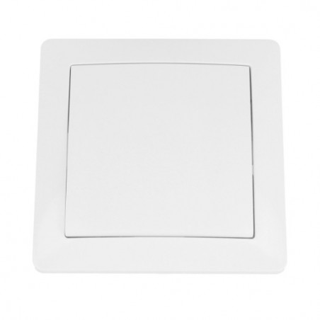AMIG 23185  
 Pulsador de empotrar 4520  
 85 x 85 mm  
 Policarbonato  
 Blanco