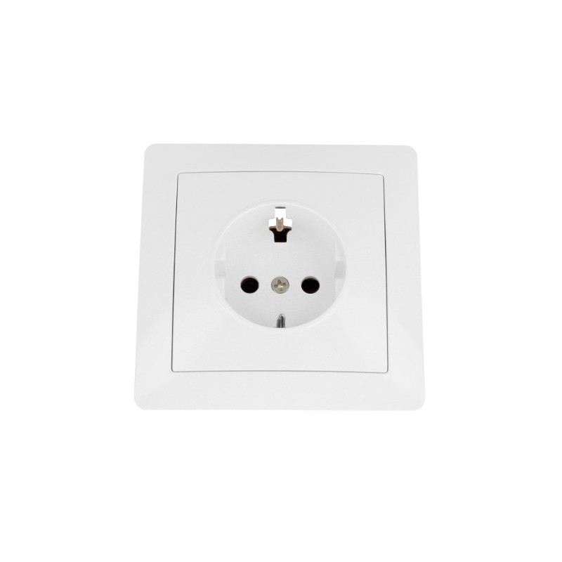 AMIG 23188  
 Base de empotrar 4540  
 85 x 85 mm  
 Policarbonato  
 Blanco
