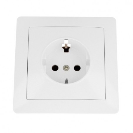 AMIG 23188  
 Base de empotrar 4540  
 85 x 85 mm  
 Policarbonato  
 Blanco