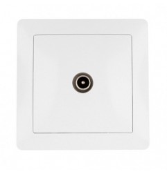 AMIG 23191  
 Base de empotrar TV 4550  
 85 x 85 mm  
 Policarbonato  
 Blanco