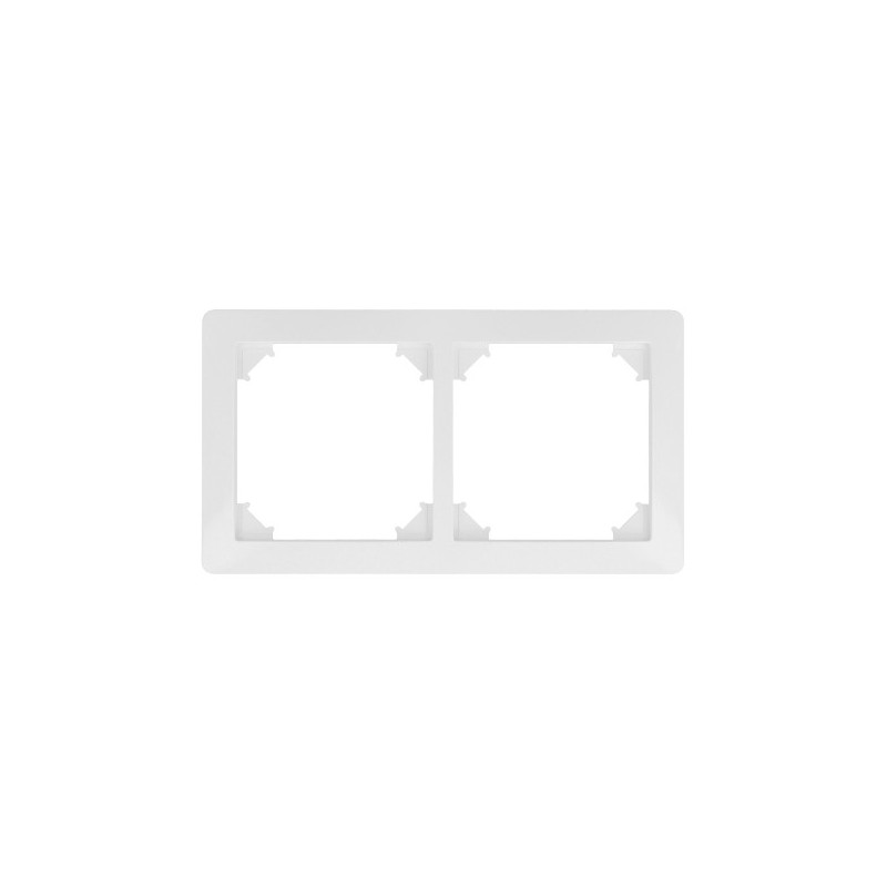 AMIG 23194  
 Marco doble 4570  
 85 x 150 mm  
 Policarbonato  
 Blanco