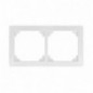 AMIG 23195  
 Marco doble 4570  
 85 x 150 mm  
 Policarbonato  
 Blanco
