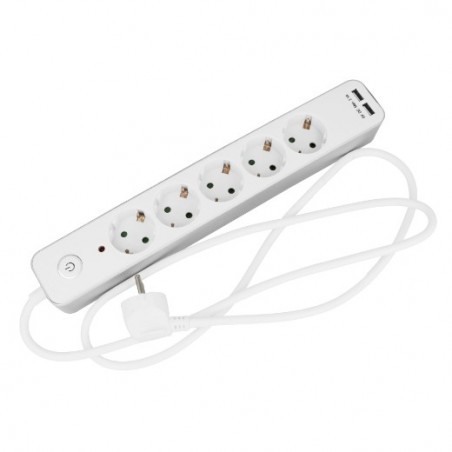 AMIG 23198  
 Base múltiple 5510  
 Polipropileno  
 Blanco/Plata