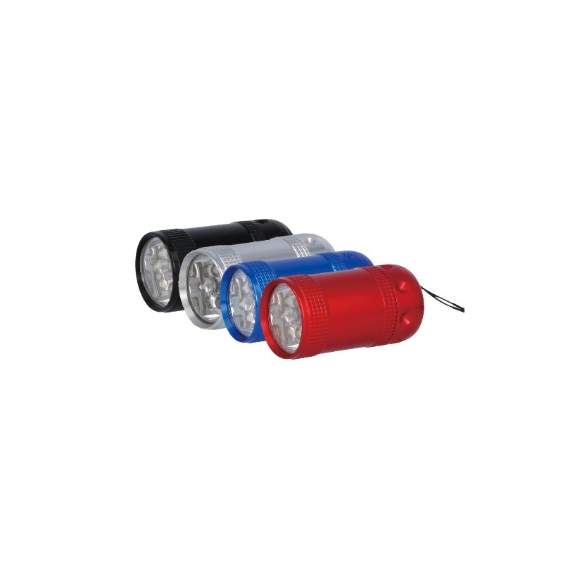 AMIG 23230  
 Linterna 3942  
 Ø25 x 50 mm  
 Aluminio  
 Anodizado colores surtido