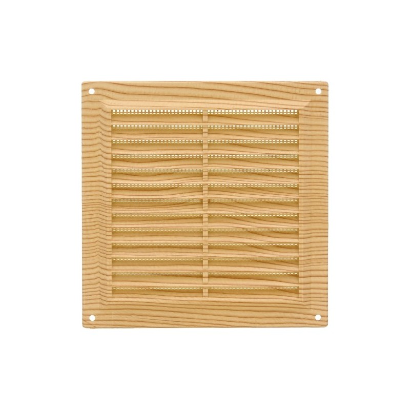 AMIG 23233  
 Rejilla ventilación con mosquitera 6  
 170 x 170 mm  
 ABS  
 Pino