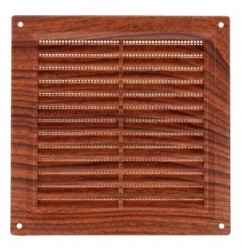 AMIG 23234  
 Rejilla ventilación con mosquitera 6  
 170 x 170 mm  
 ABS  
 Sapelli