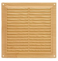 AMIG 23235  
 Rejilla ventilación con mosquitera 6  
 200 x 200 mm  
 ABS  
 Pino