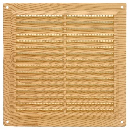 AMIG 23235  
 Rejilla ventilación con mosquitera 6  
 200 x 200 mm  
 ABS  
 Pino