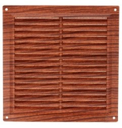 AMIG 23236  
 Rejilla ventilación con mosquitera 6  
 200 x 200 mm  
 ABS  
 Sapelli