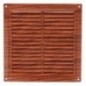 AMIG 23236  
 Rejilla ventilación con mosquitera 6  
 200 x 200 mm  
 ABS  
 Sapelli