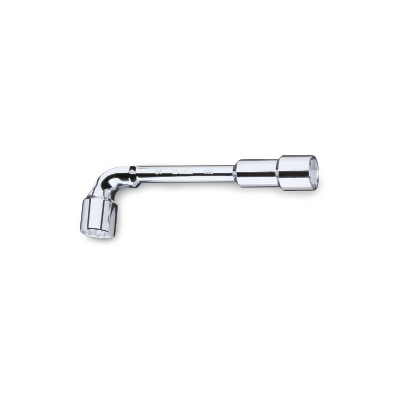 932 7X7 Llave de pipa doble hexagonal - poligonal, cromada brillante
