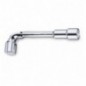 932 7X7 Llave de pipa doble hexagonal - poligonal, cromada brillante