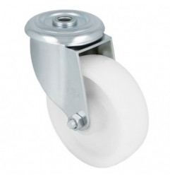 AMIG 23327  
 Rueda con agujero 2551  
 100 mm  
 Nylon  
 Blanco