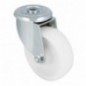 AMIG 23327  
 Rueda con agujero 2551  
 100 mm  
 Nylon  
 Blanco