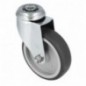 AMIG 23332  
 Rueda con agujero 2561  
 Ø100 mm  
 Acero inoxidable 18/8  
 Gris