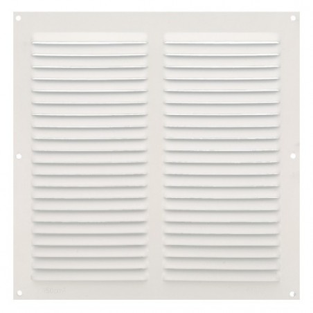 AMIG 23344  
 Rejilla ventilación 3  
 250 x 250 mm  
 Aluminio  
 Blanco