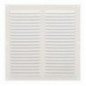 AMIG 23344  
 Rejilla ventilación 3  
 250 x 250 mm  
 Aluminio  
 Blanco
