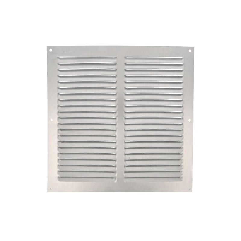 AMIG 23345  
 Rejilla ventilación 3  
 250 x 250 mm  
 Aluminio  
 Plata