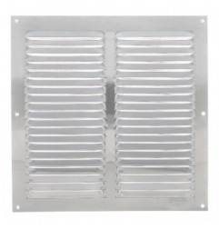 AMIG 23349  
 Rejilla ventilación con mosquitera 3  
 250 x 250 mm  
 Aluminio  
 Plata