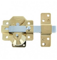 AMIG 23370  
 Cerrojo alta seguridad 2PLUS  
 90 x 154 mm  
 Acero  
 Oro